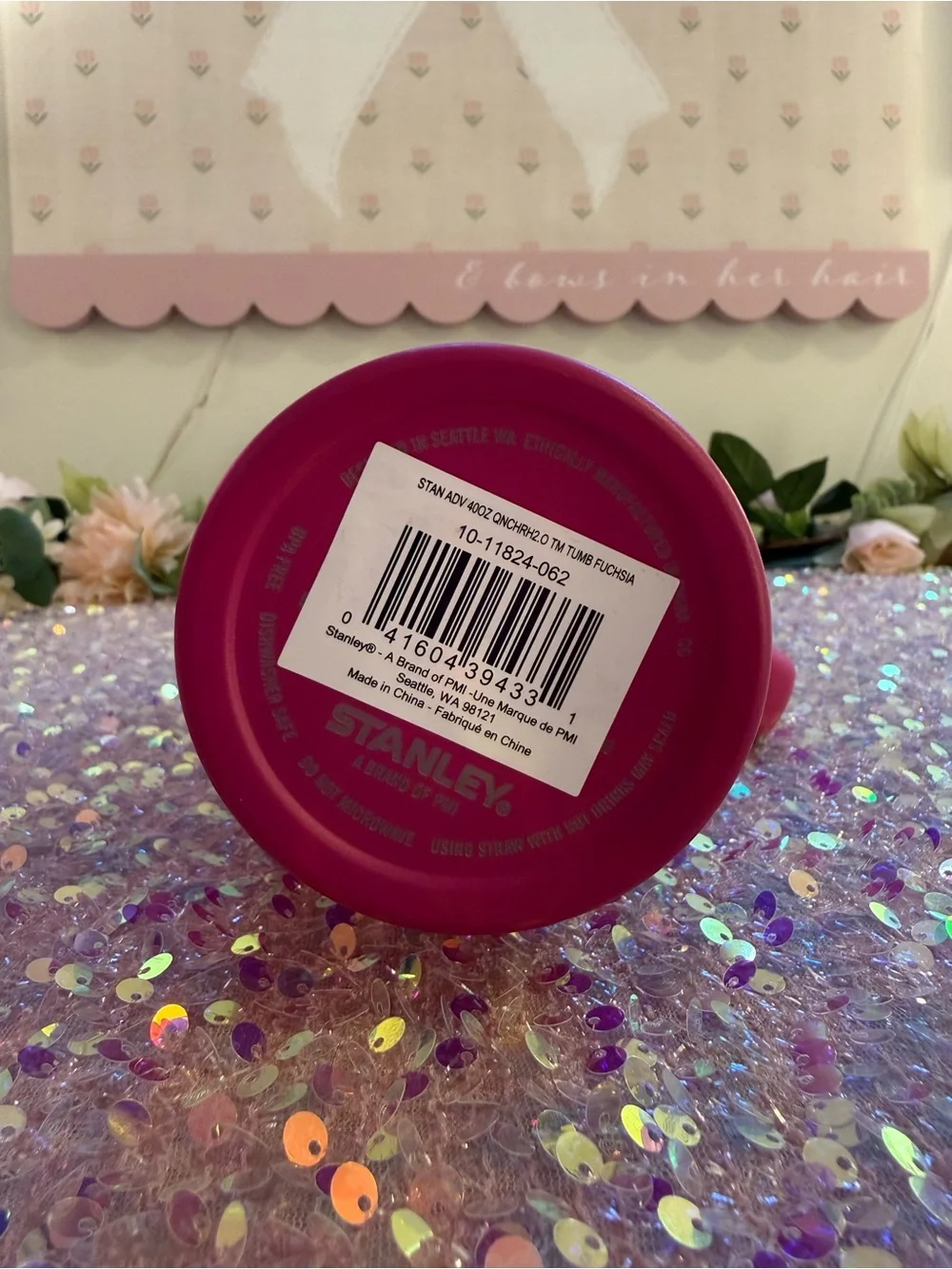 NWT Stanley 40 oz Quencher Tumbler in ‘Fuchsia’